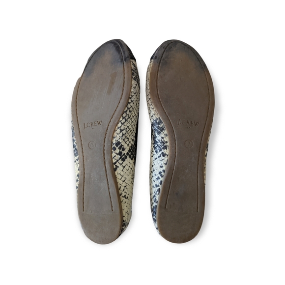 J. Crew Factory Snakeskin Ballet Flats - Picture 5 of 5